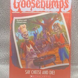 Vintage Book-Goosebumps Say Cheese and Die-RL Stine 2015 Print